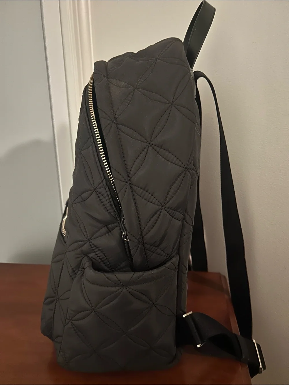 kate spade Quilted Black Nylon Backpack